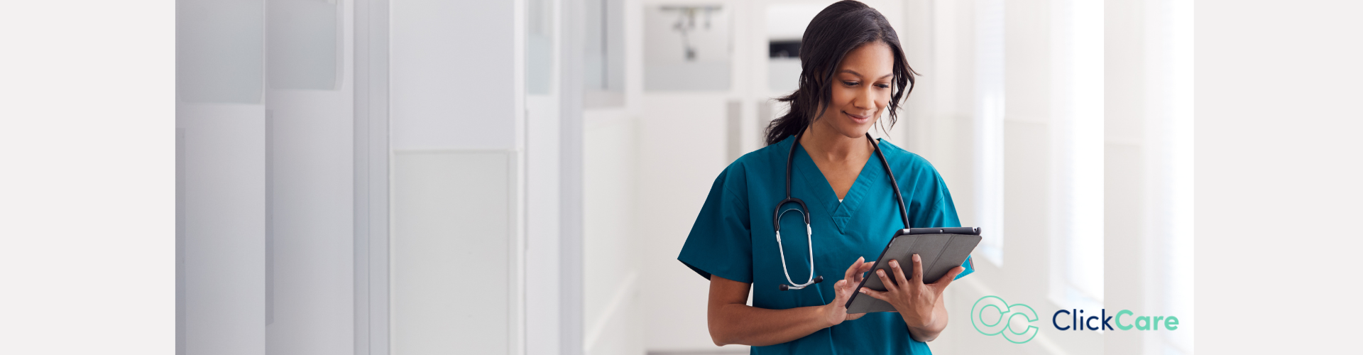 Clickcare banner start als zelfstandige in de zorg met Clickcare en Acerta
